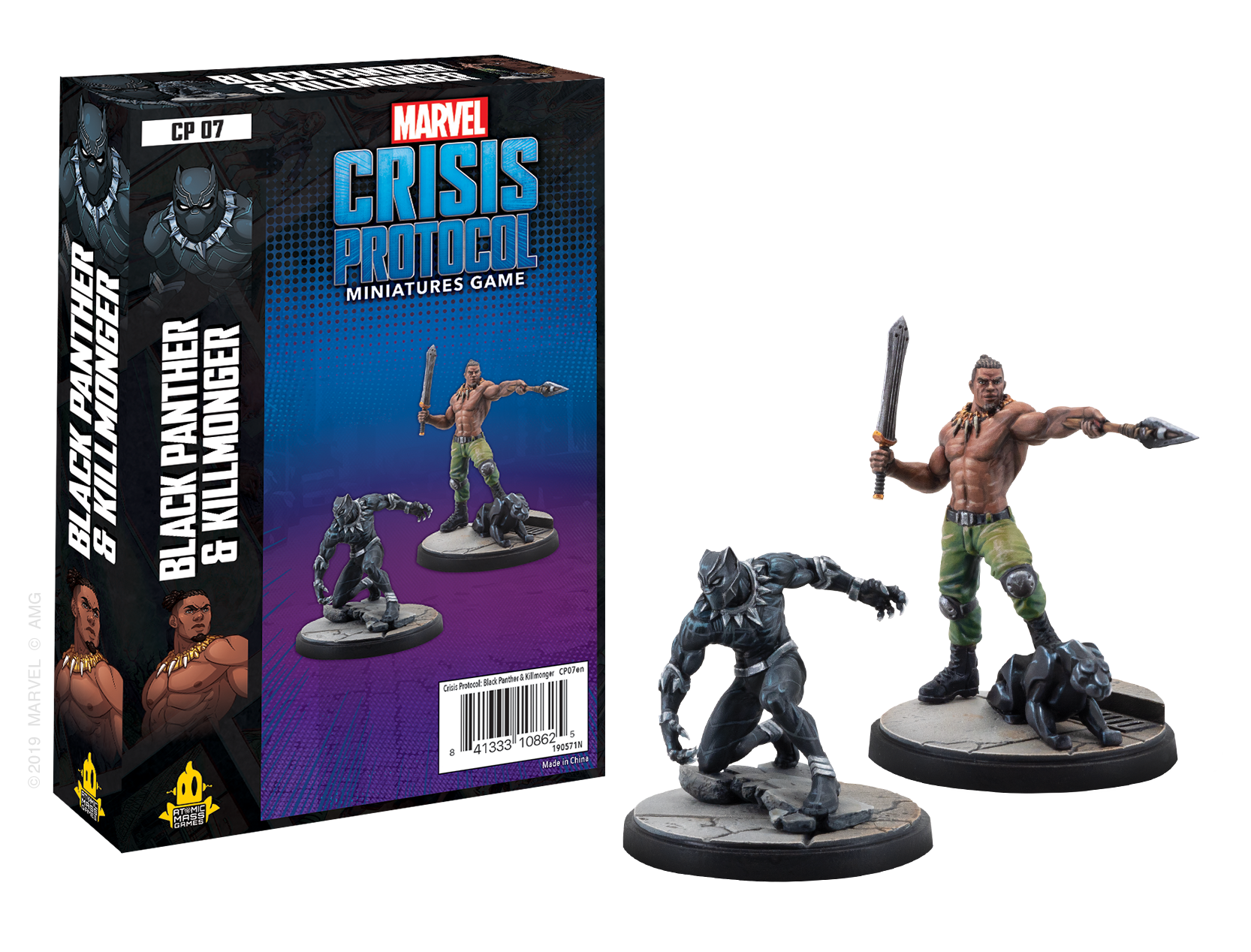 Marvel Crisis Protocol : Black Panther and Killmonger Character Pack